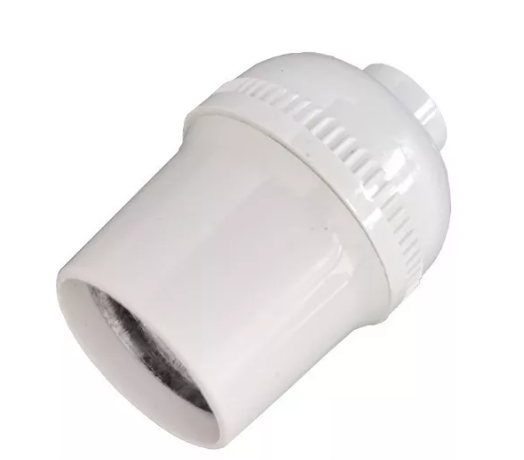 SOCKET SENCILLO MARCA ASTRO COLOR BLANCO
