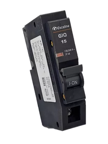 INTERRUPTOR GIQ 120/240 V. 15 A. 1 POLO MARCA EXCELINE 