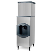 HD22B DISPÉNSADOR DE HIELO ACERO INOXIDABLE MARCA SCOTSMAN DIMENSIONES: 12" X 6" X 6" CAPACIDAD 59 KILOS