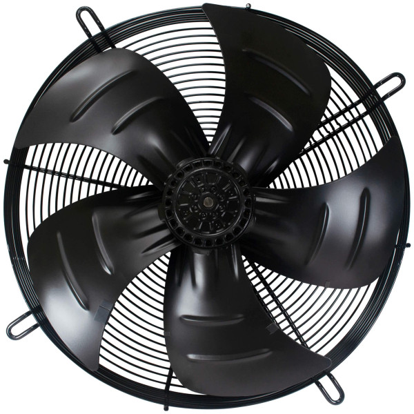 Extractor Axial   Appli Parts AXF-500-4 de 50cms de diámetro 220-440 V, 3 ph, 1550 rpm, Rango Temperatura -30 C a 60 C, incluye aspa y base tipo jaula
