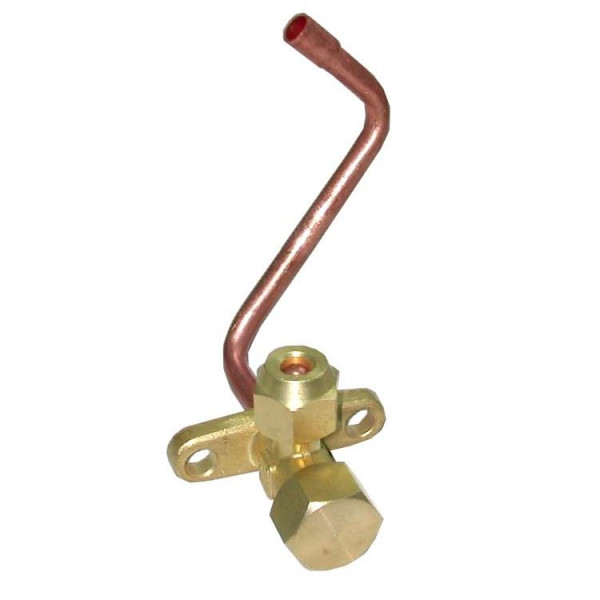 Válvula para Mini Split Appli Parts APMV-1414 de 1/4" para Multiples Refrigerantes con puerto de Servicio 1/4 pulg SAE