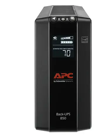UPS APC BACK-UPS PRO BX - 850VA/510W - 8 CONTACTOS NEMA 5-15R - LÍNEA INTERACTIVA - LCD - AVR MODELO: BX850M-LM60