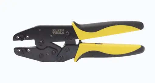 PINZA PONCHADORA DE 8.75" SIN MORDAZAS (VER LISTA DE MORDAZAS O MATRICES COMPATIBLES). MECANISMO DE MATRACA EVITA LIBERACIÓN PREMATURA DEL CONECTOR LIBERACIÓN DE SEGURIDAD PARA ELIMINACIONES POR MAL POSICIONAMIENTO ESTRUCTURA DE ACERO CON ACABADO RESISTENTE A LA CORROSIÓN AGARRES MOLDEADOS MEJORAN COMODIDAD Y VISIBILIDAD TORNILLOS DE MARIPOSA PARA AJUSTES RÁPIDOS Y FÁCILES MODELO: VDV-200-010 MARCA: KLEIN TOOLS 