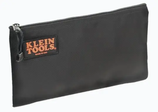 ESTUCHE CON CIERRE RELÁMPAGO, PORTAHERRAMIENTAS DE NYLON CORDURA DE 31,8 CM. TELA CORDURA RESISTENTE A LA ABRASIÓN Y ROTURAS CIERRE RELÁMPAGO DE NYLON ALTA RESISTENCIA ALMACENAMIENTO PRÁCTICO PARA NUMEROSAS HERRAMIENTAS MATERIAL NYLON BALÍSTICO, MARCA REGISTRADA INVISTA DIMENSIONES DE 31.8 X 17.8 X 1.3 CM MODELO: 51-39B MARCA: KLEIN TOOLS 