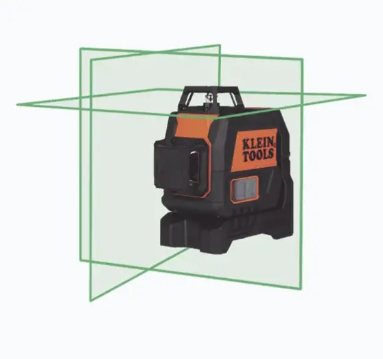 NIVEL LÁSER DE 3 PLANOS DE COLOR VERDE, DE 360º Y 30.5 M. DE ALCANCE, COMPACTO CON BASE MAGNÉTICA Y PARA TRIPOIDE 3 LÍNEAS LÁSER 360° (X/Y/Z). LÁSER VERDE CLASE 2, 508–525 NM. PRECISIÓN: ±3 MM A 10 M. AUTONIVELACIÓN HASTA ±4°. PROTECCIÓN IP54 (POLVO/AGUA). MODELO: 93CPLG MARCA: KLEIN TOOLS 