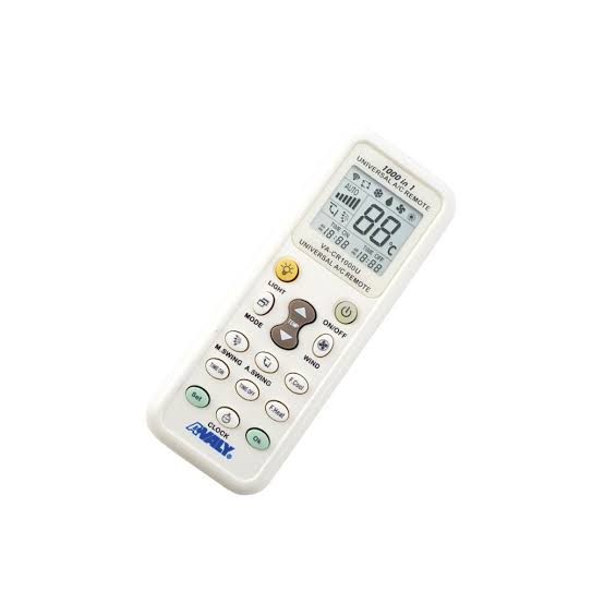 CONTROL REMOTO UNIVERSAL DE AIRE ACONDICIONADO MODELO VA-CR1000U MARCA AVALY