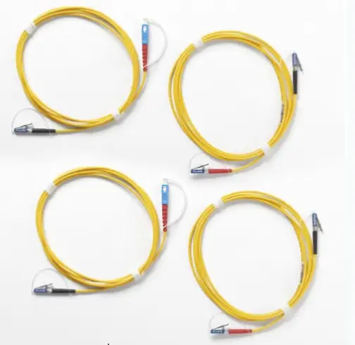 KIT DE CABLES DE REFERENCIA DE COMPROBACIÓN MONOMODO CERTIFIBER®️ PRO, PARA FIBRAS CON CONECTORES LC (2 SC/LC METÁLICO, 2 LC/LC METÁLICO), DE 2 METROS KIT DE CABLES DE REFERENCIA MONOMODO CONECTORES LC METÁLICOS PARA DURABILIDAD INCLUYE 2 CABLES SC/LC METÁLICOS INCLUYE 2 CABLES LC/LC METÁLICOS LONGITUD DEL CABLE DE 2 METROS MODELO: SRC-9-SCLC-KIT-M MARCA: FLUKE NETWORKS 