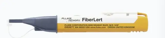 DETECTOR DE FIBRA ACTIVA Y POTENCIA ÓPTICA FIBERLERT™️, PARA FIBRAS MONOMODO Y MULTIMODO EN LAMBDAS DE 850 A 1625 NM, DETECCIÓN SIN CONTACTO, COMPATIBLES CON CONECTORES UPC Y APC DETECTOR DE FIBRA ACTIVA DE 850 A 1625 NM FUNCIÓN LIGHTBEAT INDICA ESTADO DE ENERGÍA Y OPERACIÓN COMPATIBILIDAD CON PUERTOS Y JUMPERS UPC Y APC INTERFAZ ÓPTICA DE FÉRULA CERÁMICA SIN CONTACTO TEMPORIZADOR APAGA DISPOSITIVO TRAS 5 MINUTOS INACTIVO MODELO: FIBERLERT-125 MARCA: FLUKE NETWORKS 