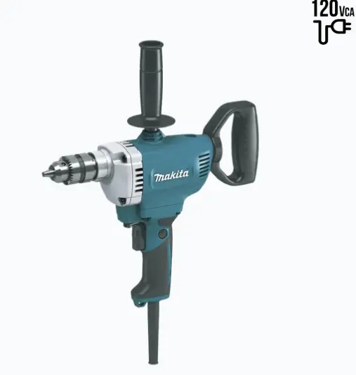 TALADRO 120 VCA, PORTABROCAS DE 1/2" DE 600 RPM MAX. POTENCIA 750 W. MOTOR DE 8.5 AMPERES PARA RENDIMIENTO ÓPTIMO VELOCIDAD VARIABLE DE 0-600 RPM PARA VERSATILIDAD MANGO TIPO D GIRATORIO 360° CON 24 TOPES DISEÑO BALANCEADO, SOLO 6.2 LBS PARA MENOS FATIGA CONSTRUCCIÓN DE BALEROS PARA MAYOR DURABILIDAD MODELO: DS-4012 MARCA: MAKITA 