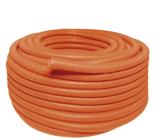 MANGUERA FLEXIBLE REFORZADA 3/4" X 50 M /POLIETILENO ALTA DENSIDAD HDPE/ CON GUÍA /RESISTENTE A INTEMPERIE. RESISTENCIA ELÉCTRICA DE AISLAMIENTO SUPERIOR A 100 MΩ FABRICADO SEGÚN NORMA NMX-J-542-ANCE-2006 RESISTENTE AL AGUA Y FÁCIL DE INSTALAR ALTA FLEXIBILIDAD PREVIENE COLAPSO DEL TUBO POLIETILENO DE ALTA DENSIDAD (HDPE) MODELO: SYS136853 MARCA: SURTEK 