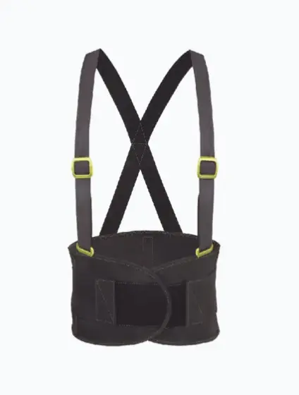 FAJA ELÁSTICA REFORZADA EXTRA GRANDE, CON CIERRE DELANTERO Y HERRAJES DE PLÁSTICO. CINCO VARILLAS PLÁSTICAS DE 6'X1/2' EN LA ESPALDA CIERRE DELANTERO DE GANCHO Y FELPA HERRAJES PLÁSTICOS DE ALTA RESISTENCIA TALLA: EXTRA GRANDE DIMENSIONES: 4.60X27.40X19.20 MODELO: SYS-USF02X MARCA: URREA 