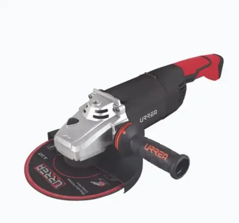ESMERILADORA ANGULAR 9" / 2400 W / 120 V. CAJA DE ENGRANAJES METÁLICA PARA MAYOR DURABILIDAD EMPUÑADURA AJUSTABLE CON SISTEMA ANTI-VIBRACIÓN POTENCIA 2,400 W PARA TAREAS EXIGENTES VELOCIDAD SIN CARGA DE 6,000 R/MIN SISTEMA DE AJUSTE RÁPIDO DE GUARDA MODELO: SYS-EA-1009-A MARCA: URREA 