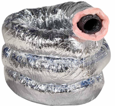 DUCTO FLEXIBLE DE 10” CON AISLAMIENTO PARA SALIDA DE AIRE