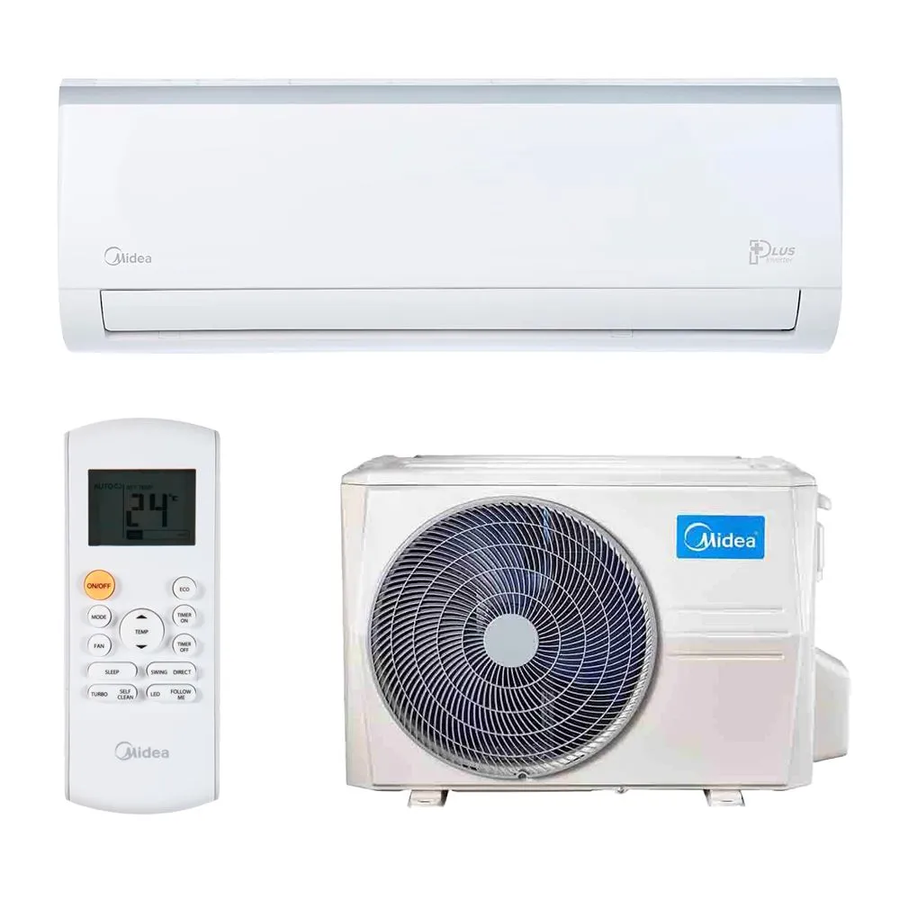 MINI SPLIT 1TR SOLO FRIO ESTANDAR A 115V MARCA MIDEA R410A