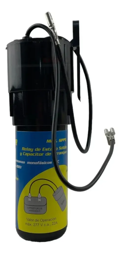KIT DE ARRANQUE UNIVERSAL GB MODELO SPP-5 RELAY/CAPACITOR P/RANGO CAPACIDAD DE 1/2HP A 5HP 115-220V