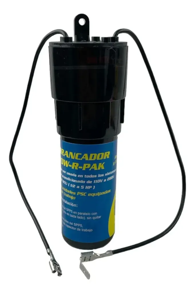 KIT DE ARRANQUE UNIVERSAL GB MODELO SPP-6 RELAY/CAPACITOR P/RANGO CAPACIDAD DE 1/2HP A 10HP 115-220V