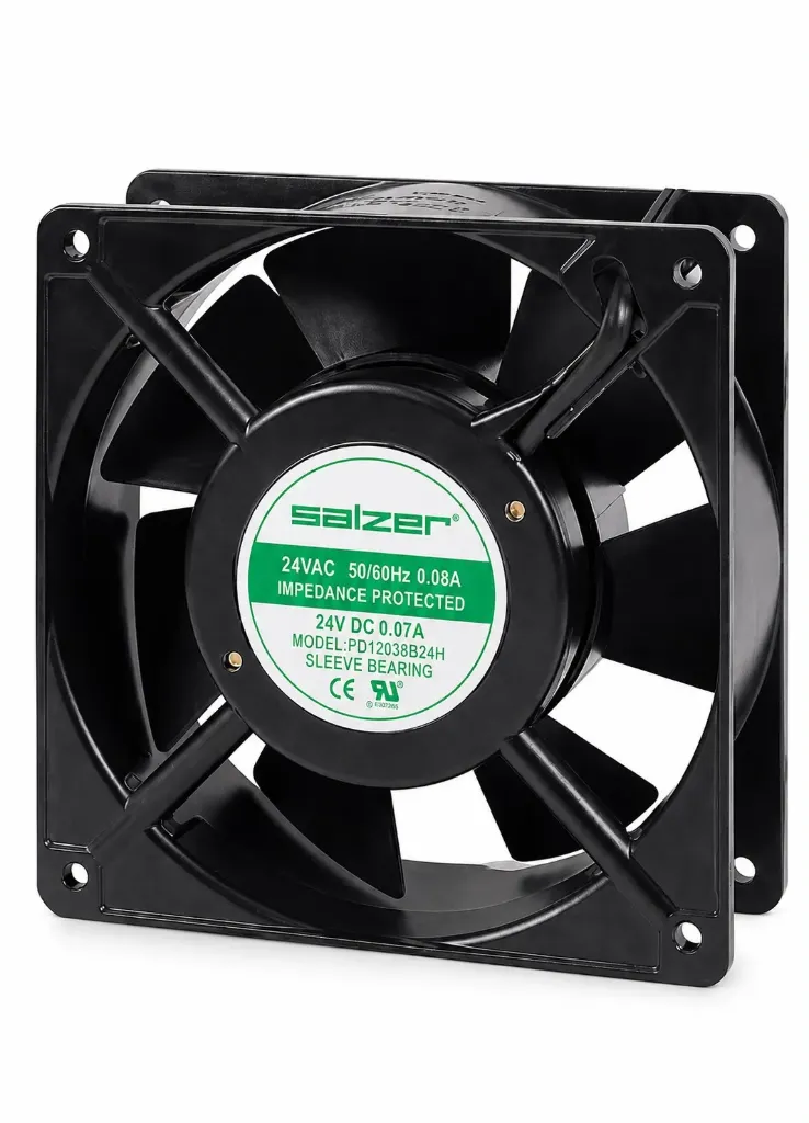 VENTILADOR TIPO SÁNDWICH A 24V DIMENSIONES 120X 120X 38MM MARCA SALZER