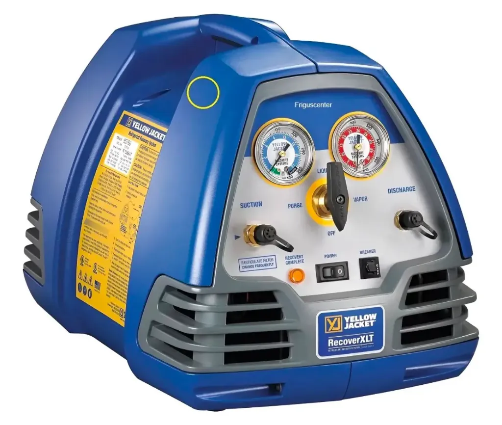 RECUPERADORA DE GAS REFRIGERANTE YELLOW JACKET MODELO 95760 DE 1/2HP 115V