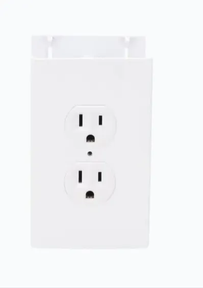 CONTACTO ELÉCTRICO DOBLE, SOPORTE Y TAPA COLOR BLANCO DE PVC AUTO EXTINGUIBLE, PARA CANALETA TEK100 (5591-10200) REDUCE INSTALACIÓN AL EVITAR CORTES ESPECIALES PESO DEL ACCESORIO: 0.125 KG TEMPERATURA DE TRABAJO ABS: -40°C A +85°C ALTA RIGIDEZ DIELÉCTRICA, NORMA NOM-001-SEDE-2005 SOPORTE UNIVERSAL ABS AUTOEXTINGUIBLE DE ALTO IMPACTO MODELO: TEK-100-DUPLEX MARCA: THORSMAN