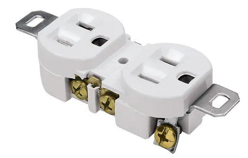 CONTACTO DUPLEX MARCA ASTRO COLOR BLANCO