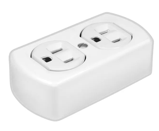 CONTACTO DUPLEX 78 MARCA ASTRO COLOR BLANCO VISIBLE