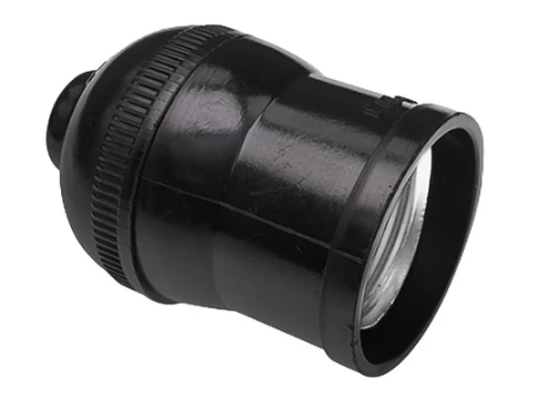 SOCKET SENCILLO MARCA ASTRO COLOR NEGRO
