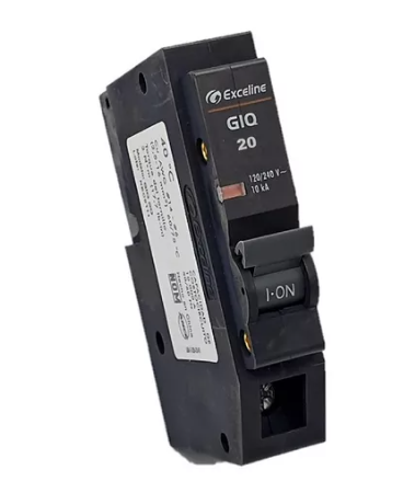 
INTERRUPTOR GIQ 120/240 V. 20 A. 1 POLO MARCA EXCELINE