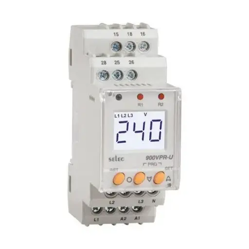 RELE DE CONTROL DE TENSIÓN 900VPR-U  900VPR-BL-U-CE