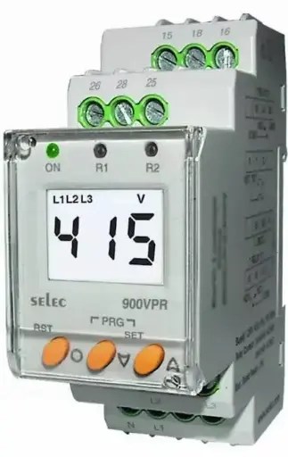 RELE DE CONTROL DE TENSIÓN 900VPR 900VPR-2-300/600V-CU