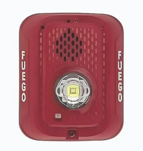 SIRENA CON LAMPARA LED ESTROBOSCÓPICA / 2 HILOS MODELO: P2RLEDSP MARCA: SYSTEM SENSOR                                                                                                                                                                 